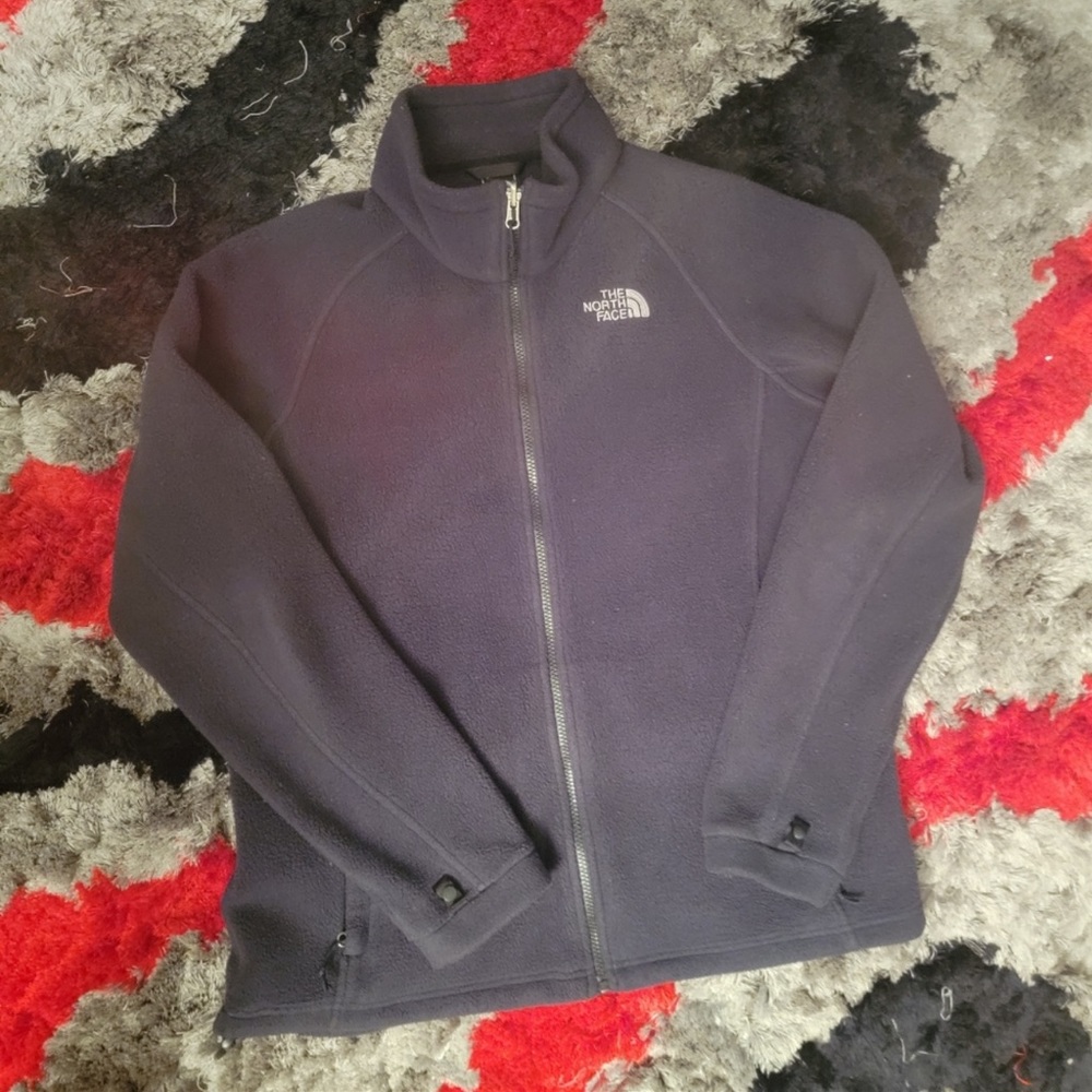 The North Face blue X-LARGE zip-up jacket/coat like new priced to sell!